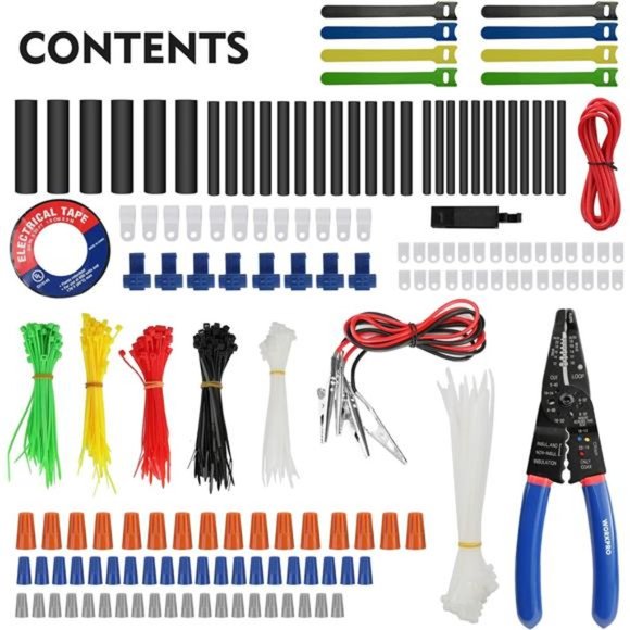 582-piece Crimp Terminals, Wire Connectors, Heat Shrink Tube, Electrical Repair - Picture 7 of 7